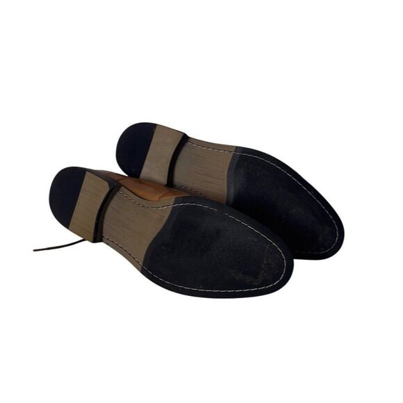 Mens Size 10 Brown Leather Oxfords By Kenneth Cole Reaction - Picture 5 of 6